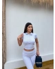 Gri Brshk Polo Yaka Fermuarlı Alt Üst Takım