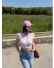 Pembe Dantel Crop Top