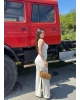 Ekru Düşük Omuz Eskobar Takım