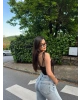 Siyah Güpür Detay Bodysuit