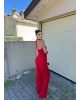 Kırmızı Boyun Aksesuarlı Alt Üst Takım