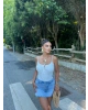 Beyaz Fiyonk Detay Bodysuit