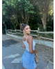 Beyaz Fiyonk Detay Bodysuit