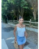 Beyaz Fiyonk Detay Bodysuit