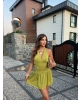 Yeşil Deniz Yıldızı Aksesuarlı Mini Elbise