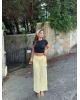 Sarı Bağlamalı Bürümcük Pantolon