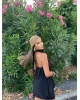 Siyah Halter Yaka Etek Takım