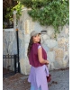 Bordo Trenç Crop Yelek