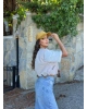 Bej Trenç Crop Yelek