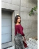Bordo Madonna Yaka Toka Detay Crop