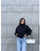 Siyah Bomber Trençkot