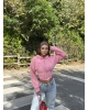 Pembe Korse Crop Hırka