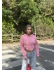 Pembe Korse Crop Hırka