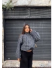 Yeşil Mini Ekoseli Bomber Ceket