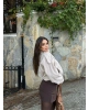 Bej Zra Model Kaşe Mont