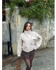 Bej Zra Model Kaşe Mont
