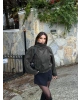 Haki Zra Model Kaşe Mont