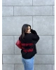 Siyah Star Oversize Triko