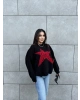 Siyah Star Oversize Triko
