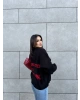 Siyah Star Oversize Triko