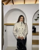 Bej Dik Yaka Kaşe Mont