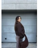 Kahverengi Moskova Kaşe Kaban