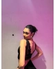 Siyah Dantelli Bralet