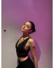Siyah Dantelli Bralet