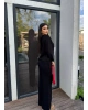 Siyah Kayık Yaka Modal Takım