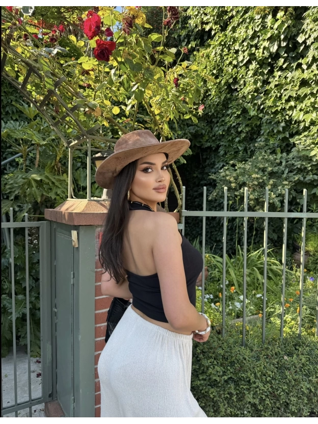 Siyah Boyundan Geçirmeli Fitilli Crop