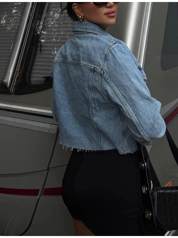 Zra Crop Kot Ceket
