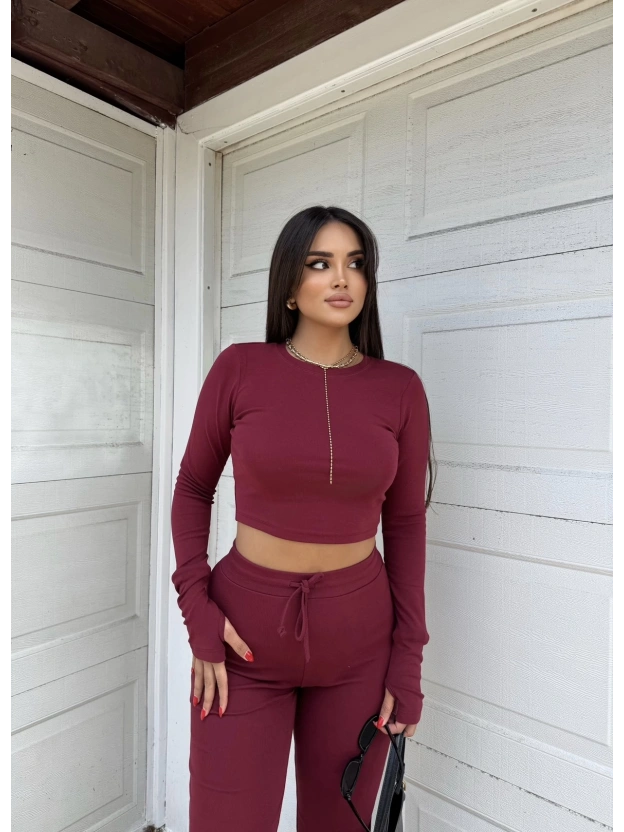 Bordo Brshk Alt Üst Takım