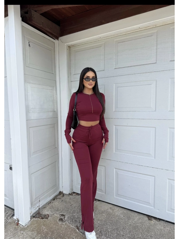 Bordo Brshk Alt Üst Takım