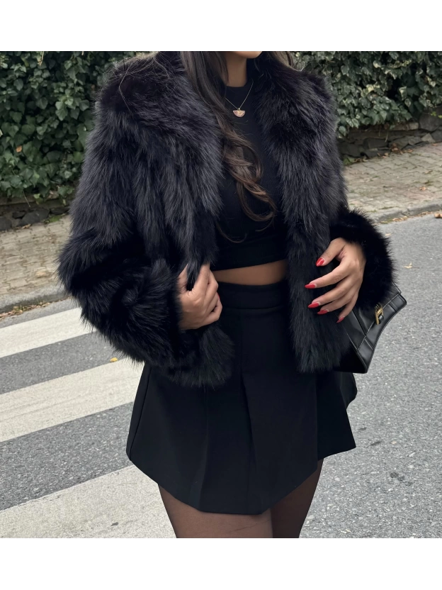Siyah Premium Kürk