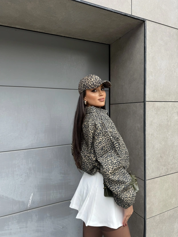 Bomber Leopar Ceket