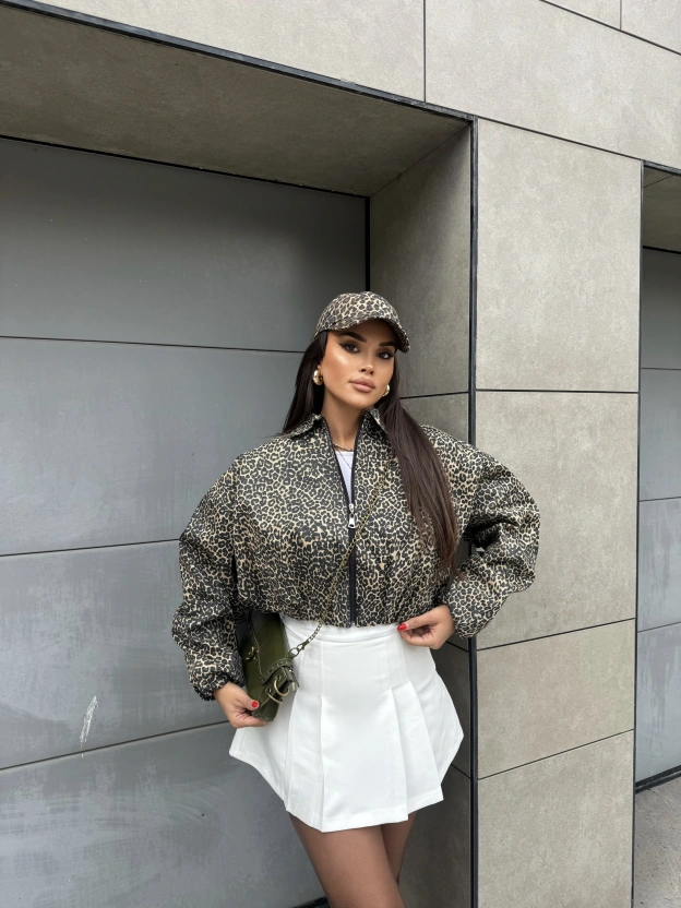 Bomber Leopar Ceket