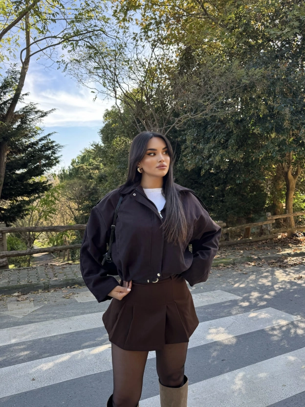 Acı Kahve Süet Ceket