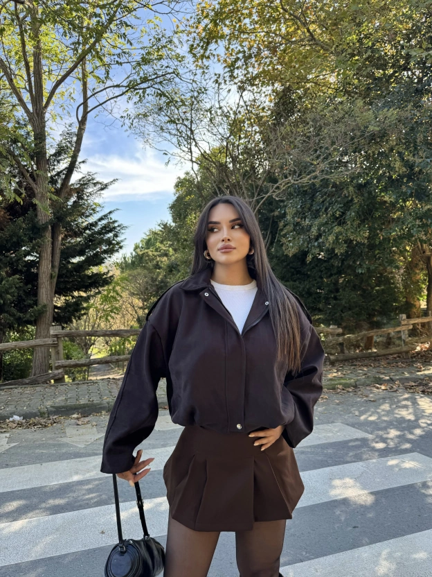 Acı Kahve Süet Ceket