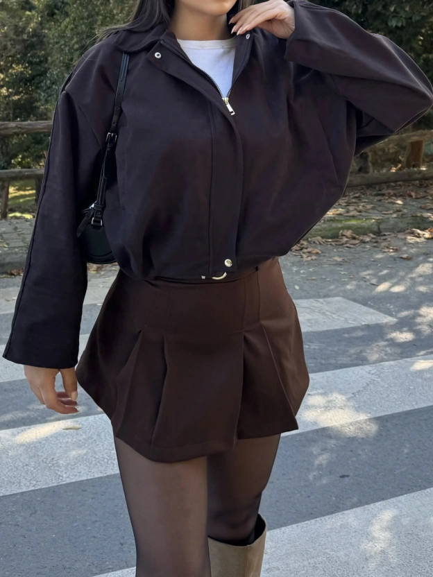 Acı Kahve Süet Ceket