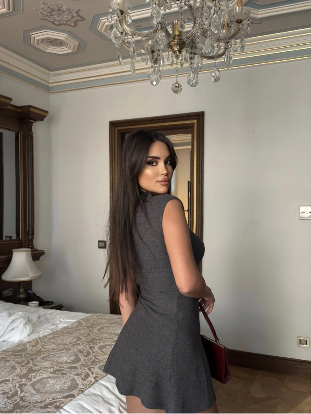 Antrasit Yumoş Triko Elbise