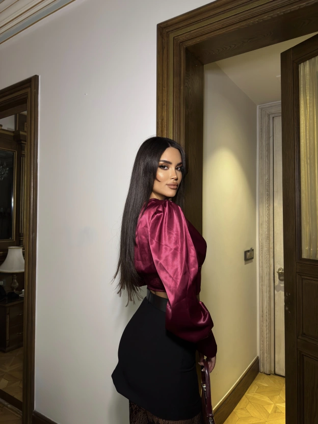 Siyah Kemerli Şort Etek