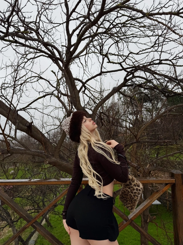 Siyah Pileli Mini Şort Etek