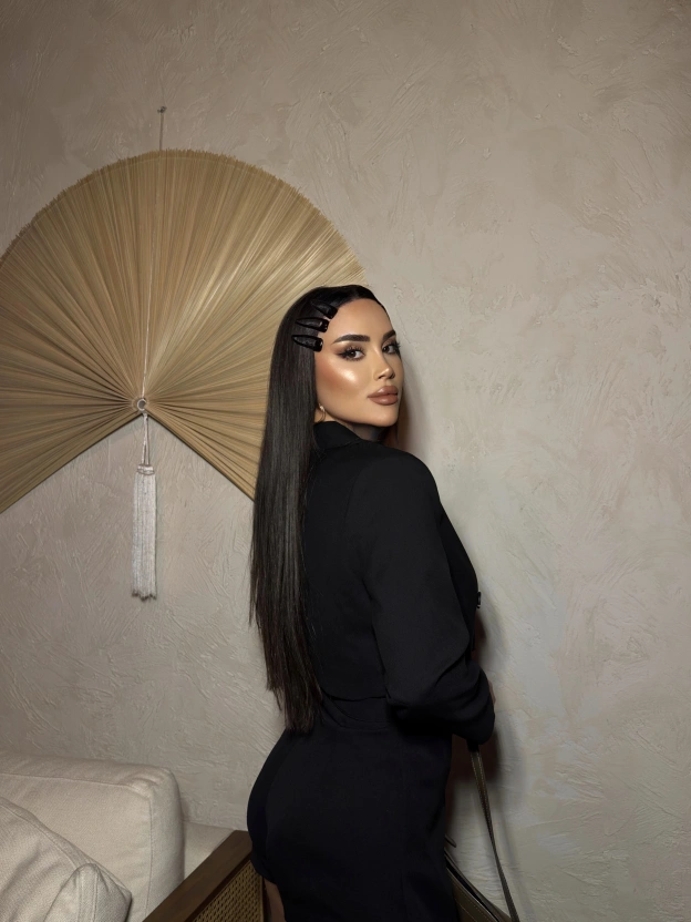 Siyah Double Crop Ceket