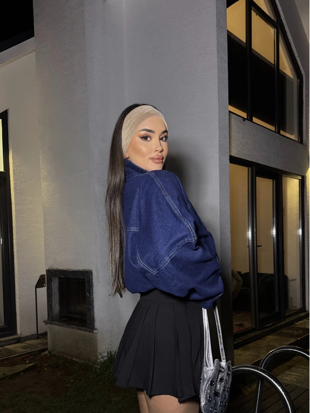 Siyah Stradiv Şort Etek