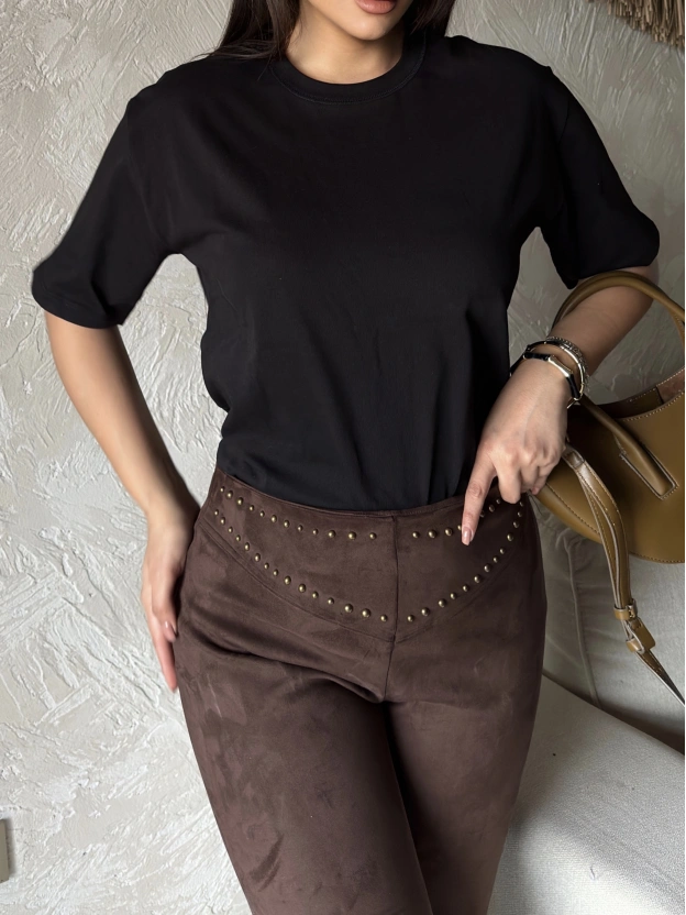 Siyah Oversize Basic Tshirt