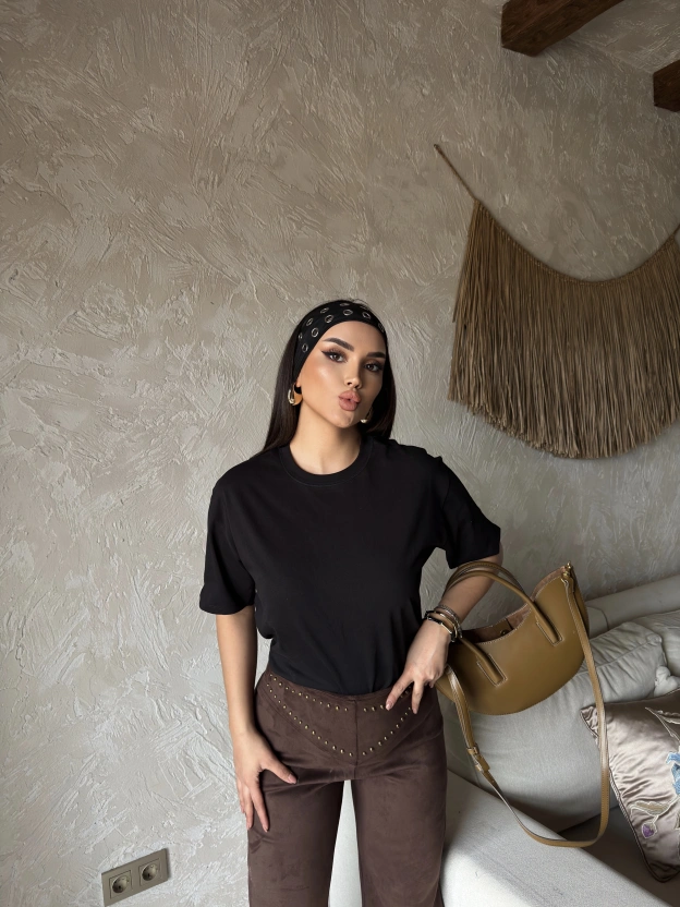 Siyah Oversize Basic Tshirt