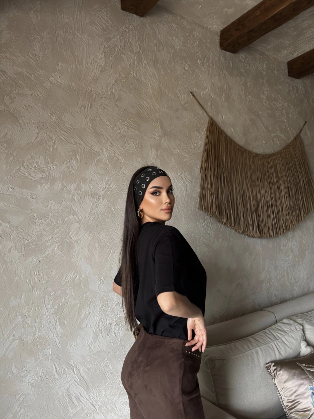 Siyah Oversize Basic Tshirt