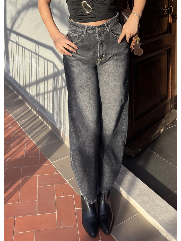 Füme Barrel Fit Pantolon