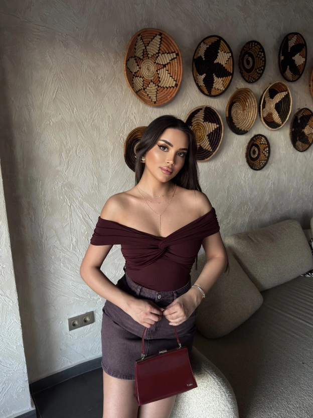 Bordo Tasarım Madonna Bodysuit