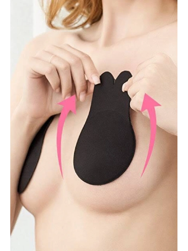 Siyah Destekleyici Göğüs Pedi